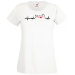 Motor fan Yamaha R1 EKG női rövid ujjú póló