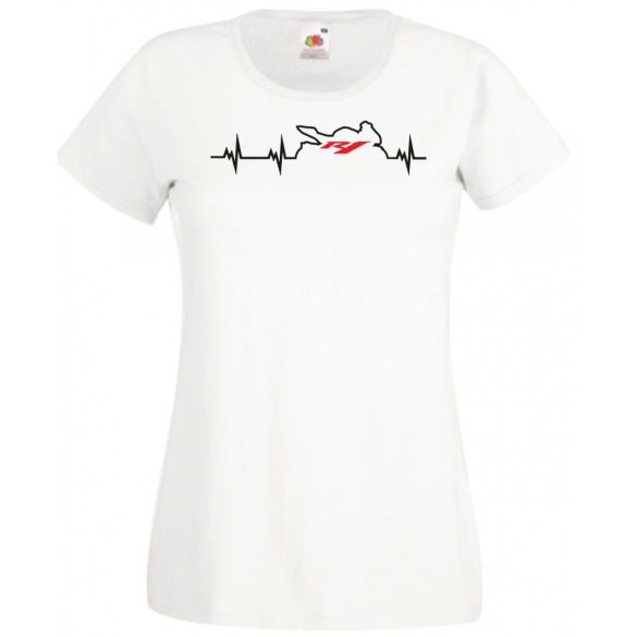 Motor fan Yamaha R1 EKG női rövid ujjú póló