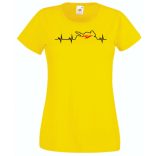 Motor fan Yamaha R1 EKG női rövid ujjú póló