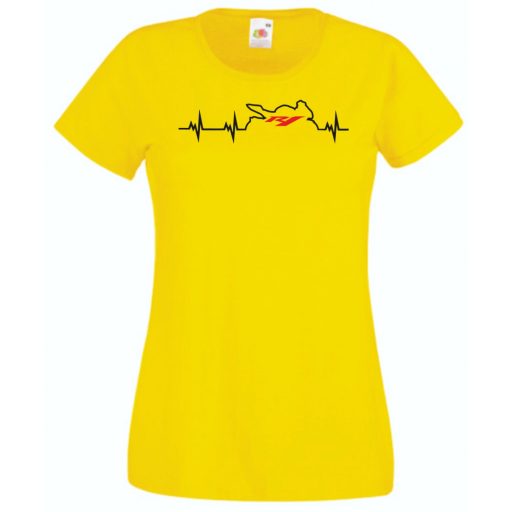 Motor fan Yamaha R1 EKG női rövid ujjú póló