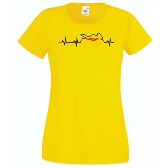 Motor fan Yamaha R1 EKG női rövid ujjú póló