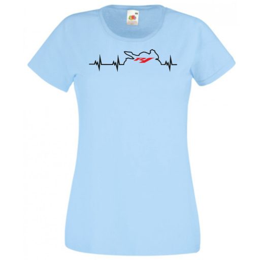 Motor fan Yamaha R1 EKG női rövid ujjú póló