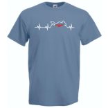 Motor fan Yamaha R1 EKG férfi rövid ujjú póló