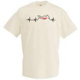 Motor fan Yamaha R1 EKG férfi rövid ujjú póló