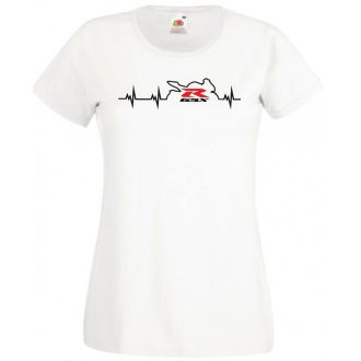 Motor fan Suzuki GSX-R EKG női rövid ujjú póló