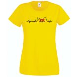 Motor fan Suzuki GSX-R EKG női rövid ujjú póló