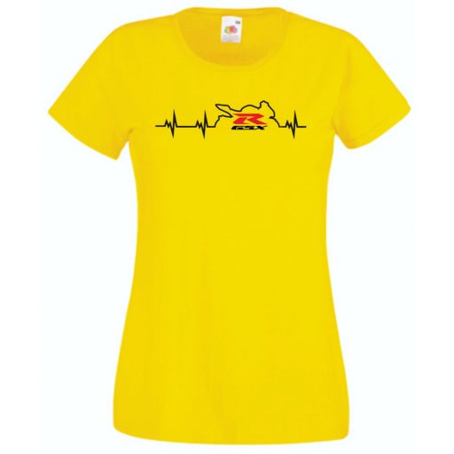 Motor fan Suzuki GSX-R EKG női rövid ujjú póló