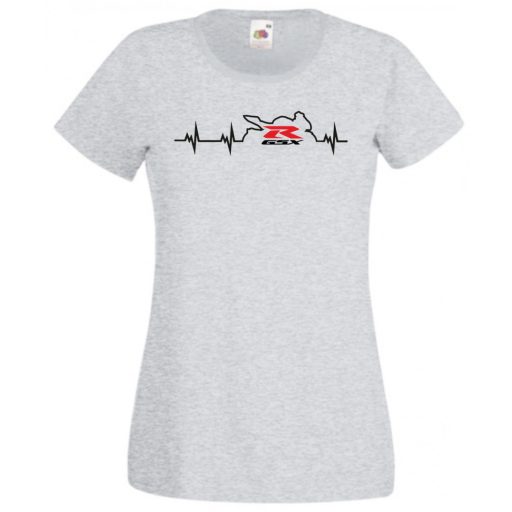 Motor fan Suzuki GSX-R EKG női rövid ujjú póló