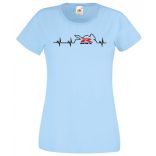 Motor fan Suzuki GSX-R EKG női rövid ujjú póló