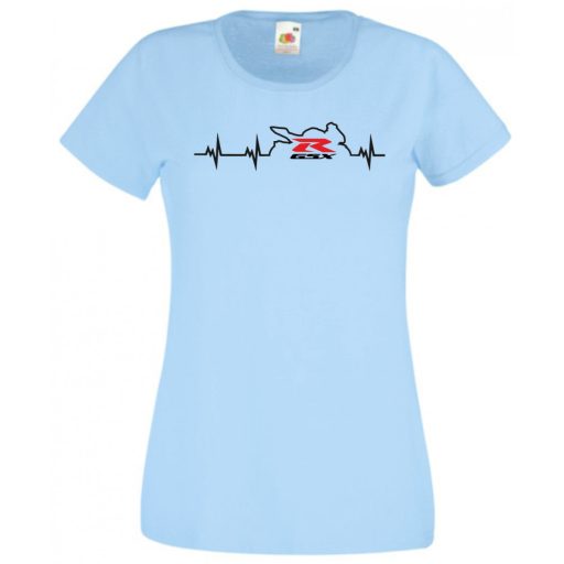 Motor fan Suzuki GSX-R EKG női rövid ujjú póló