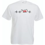 Motor fan Suzuki GSX-R EKG férfi rövid ujjú póló