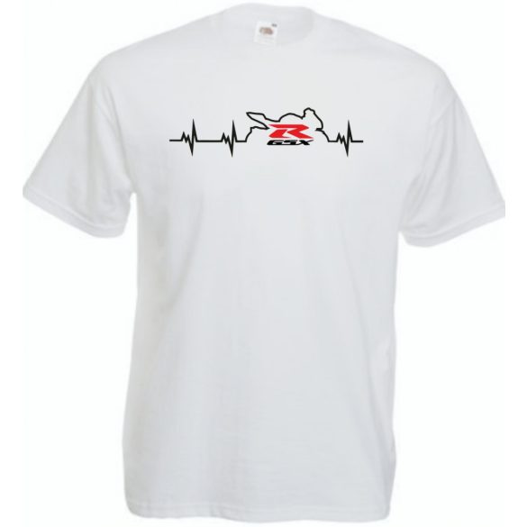 Motor fan Suzuki GSX-R EKG férfi rövid ujjú póló
