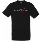 Motor fan Suzuki GSX-R EKG férfi rövid ujjú póló