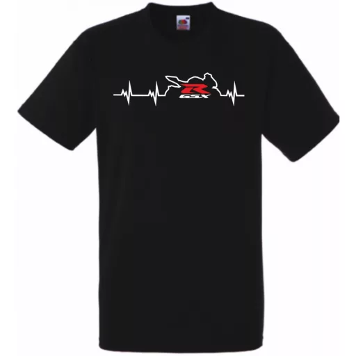 Motor fan Suzuki GSX-R EKG férfi rövid ujjú póló