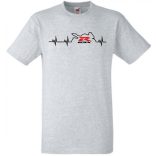 Motor fan Suzuki GSX-R EKG férfi rövid ujjú póló