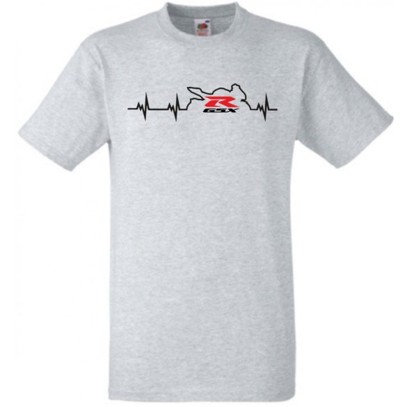 Motor fan Suzuki GSX-R EKG férfi rövid ujjú póló
