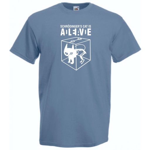 Schrödinger macskája férfi rövid ujjú póló