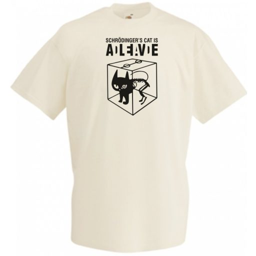 Schrödinger macskája férfi rövid ujjú póló