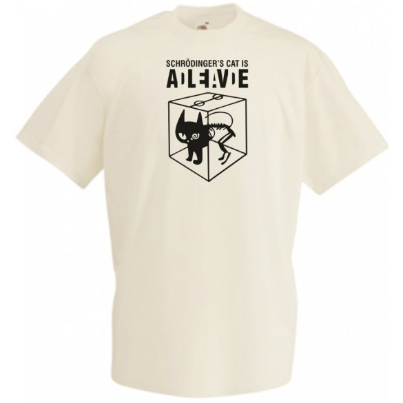 Schrödinger macskája férfi rövid ujjú póló