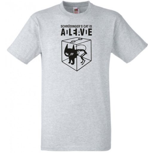 Schrödinger macskája férfi rövid ujjú póló