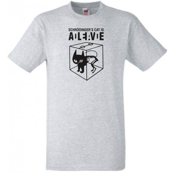 Schrödinger macskája férfi rövid ujjú póló