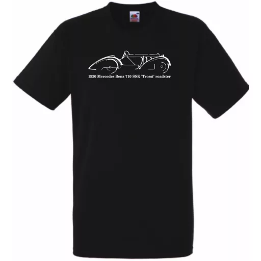 Retro 1930 'Tossi' roadster férfi rövid ujjú póló