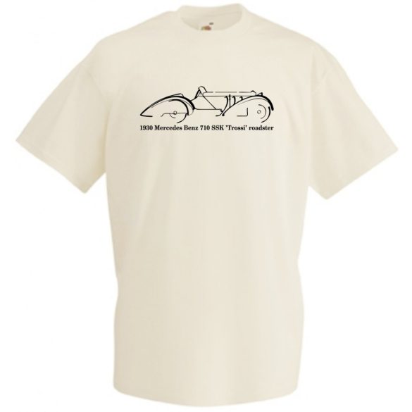 Retro 1930 'Tossi' roadster férfi rövid ujjú póló