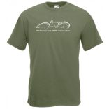 Retro 1930 'Tossi' roadster férfi rövid ujjú póló