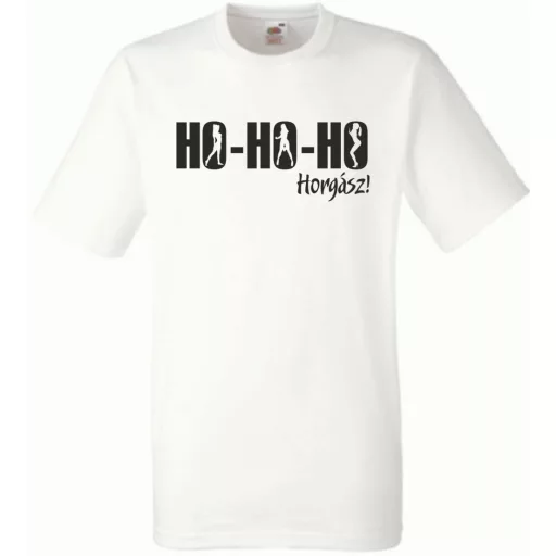Humor - Ho Ho Ho Horgász férfi rövid ujjú póló