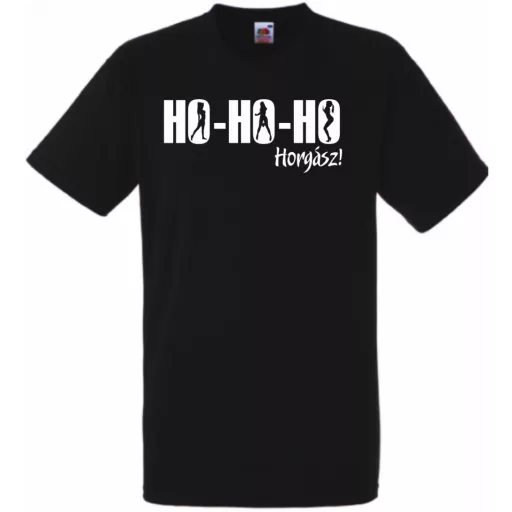 Humor - Ho Ho Ho Horgász férfi rövid ujjú póló