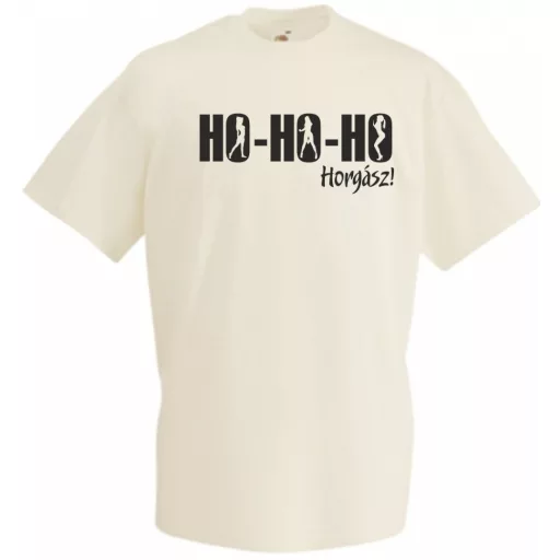 Humor - Ho Ho Ho Horgász férfi rövid ujjú póló
