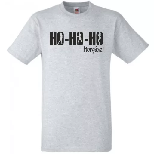 Humor - Ho Ho Ho Horgász férfi rövid ujjú póló