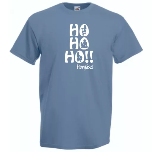 Humor - Ho Ho Ho Horgász férfi rövid ujjú póló