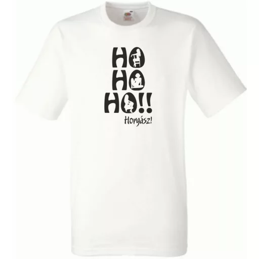 Humor - Ho Ho Ho Horgász férfi rövid ujjú póló