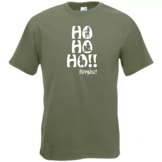 Humor - Ho Ho Ho Horgász férfi rövid ujjú póló
