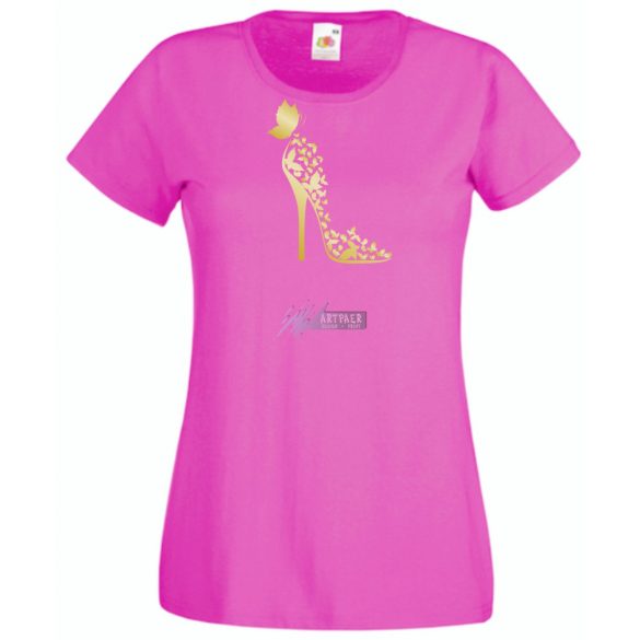 Cipő fan - A tűsarkú női rövid ujjú póló