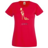 Cipő fan - A tűsarkú női rövid ujjú póló