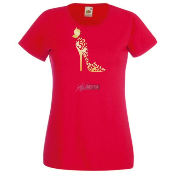 Cipő fan - A tűsarkú női rövid ujjú póló