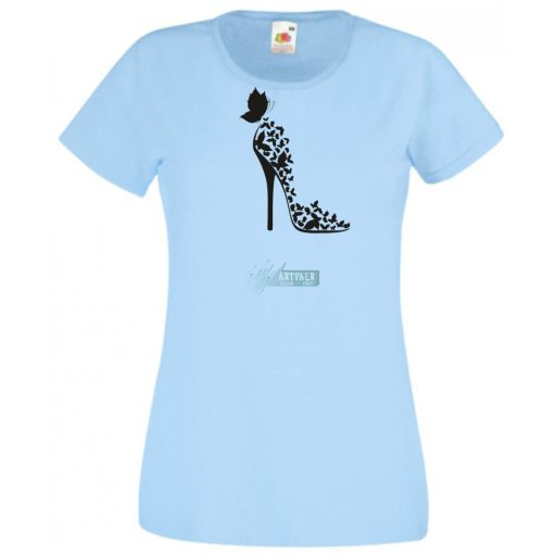 Cipő fan - A tűsarkú női rövid ujjú póló