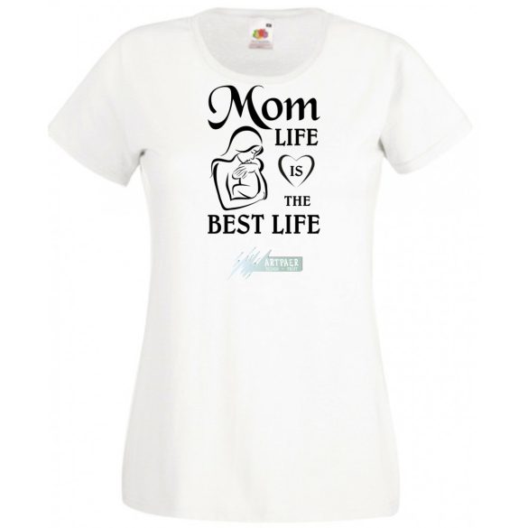 Anyának lenni a legjobb a világon - angol női rövid ujjú póló