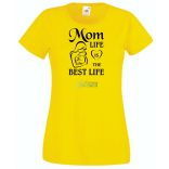 Anyának lenni a legjobb a világon - angol női rövid ujjú póló