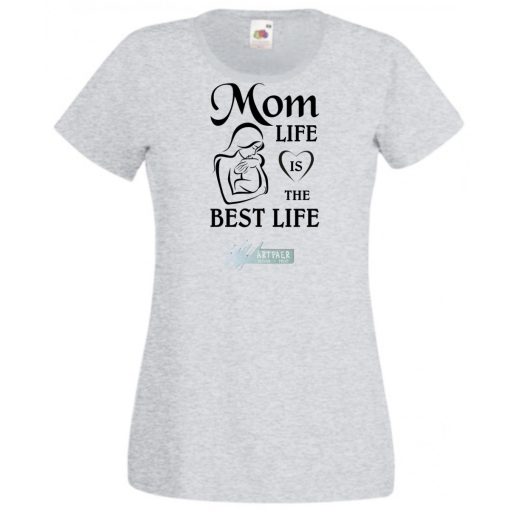 Anyának lenni a legjobb a világon - angol női rövid ujjú póló