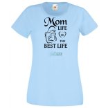 Anyának lenni a legjobb a világon - angol női rövid ujjú póló