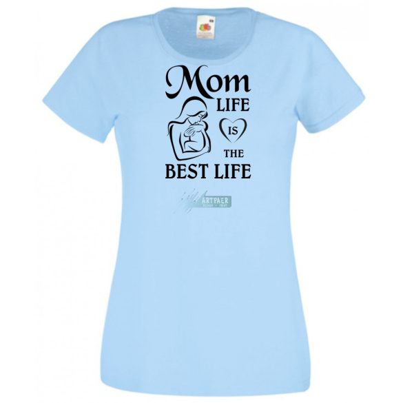 Anyának lenni a legjobb a világon - angol női rövid ujjú póló