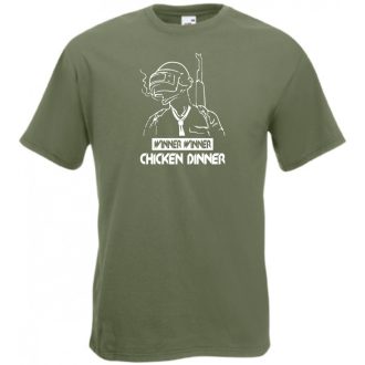   Winner Winner Chicken Dinner - PUBG férfi rövid ujjú póló
