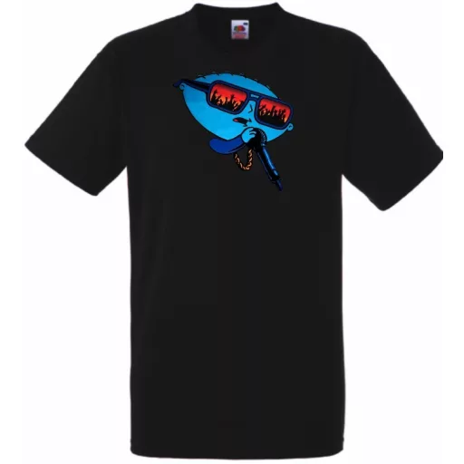 Stewie G mikrofonnal férfi rövid ujjú póló