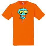 Stewie G DJ fejhalgatóval férfi rövid ujjú póló