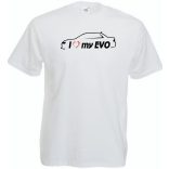 I Love My Lancer EVO férfi rövid ujjú póló