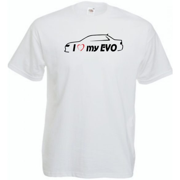 I Love My Lancer EVO férfi rövid ujjú póló