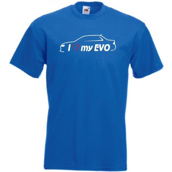 I Love My Lancer EVO férfi rövid ujjú póló